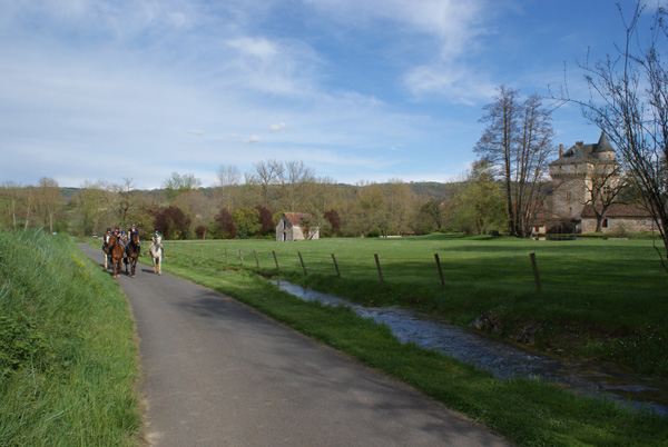 The Chateau Marinesque on the way to Claunhac